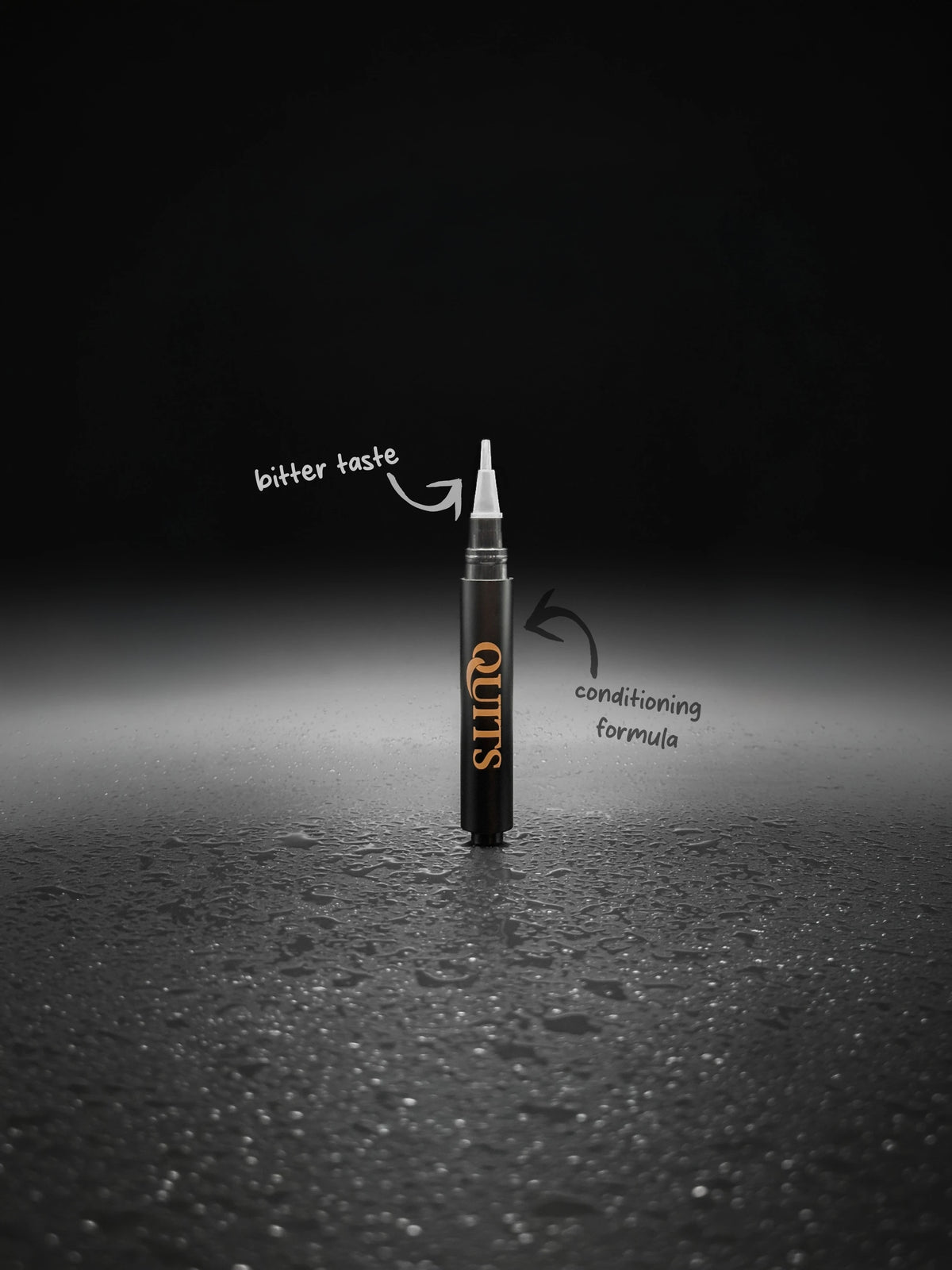 QUITS — The nail biting pen