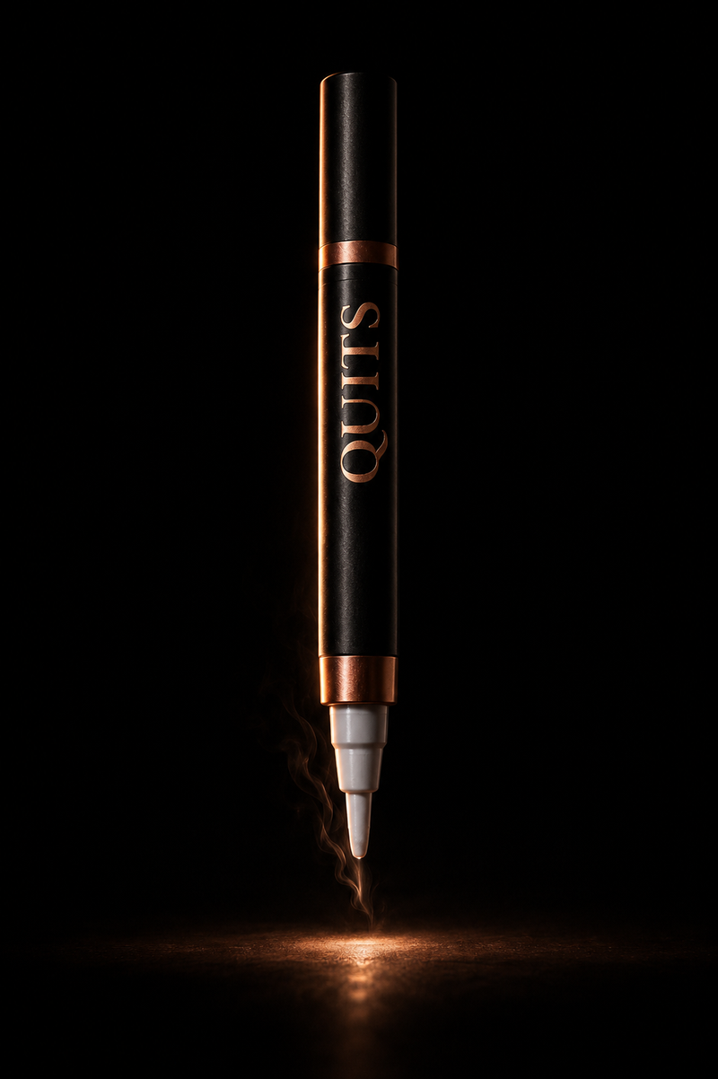 QUITS pen
